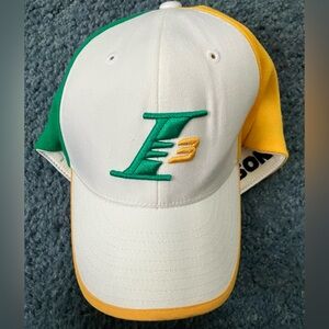 ALLEN IVERSON I3 CAP-HAT-WHITE GREEN & YELLOW ONE Size FITS
